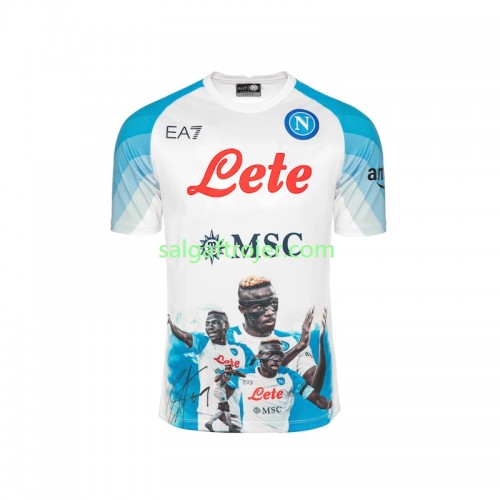 Napoli Face Game Osimhen 9 Fodboldtrøjer Hjemmebanesæt 2022/23 Kort ærmer Napoli Face Game Osimhen 9 Fodboldtrøjer Hjemmebanesæt 2022/23 Kort ærmer